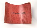 Transportkasten für " J-Feder 504 " 21 Tage Zeitzünder der Wehrmacht für maximal 504 Stunden Laufzeit. Mit zugehörigem Prüfbuch. Guter Zustand