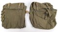 Paar Koppeltaschen für Pioniere der Wehrmacht. Guter Zustand, der Verbindungsriemen durchgeschnitten, Ein Schnallriemen leicht defekt, sonst sehr guter Zustand