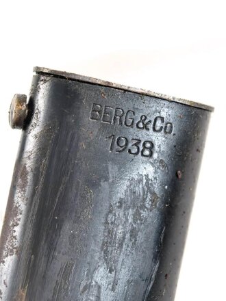 Seitengewehr M84/98 für k98 der Wehrmacht. Nummerngleiches Stück von Berg & Co 1938