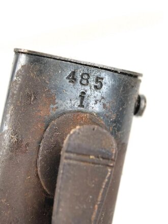 Seitengewehr M84/98 für k98 der Wehrmacht. Nummerngleiches Stück von Berg & Co 1938
