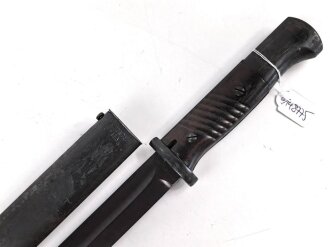 Seitengewehr M84/98 für k98 der Wehrmacht. Nummerngleiches Stück von Berg & Co 1938
