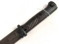 Seitengewehr M84/98 für k98 der Wehrmacht. Nummerngleiches Stück von Berg & Co 1938