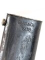 Seitengewehr M84/98 für k98 der Wehrmacht. Nummerngleiches Stück von Berg & Co 1938