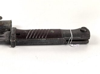 Seitengewehr M84/98 für k98 der Wehrmacht. Nummerngleiches Stück von bym 4"(Genossenschafts-Maschinenhaus der Büchsenmacher Ferlach) 1943. Seltener Hersteller