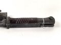 Seitengewehr M84/98 für k98 der Wehrmacht. Nummerngleiches Stück von bym 4"(Genossenschafts-Maschinenhaus der Büchsenmacher Ferlach) 1943. Seltener Hersteller