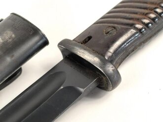 Seitengewehr M84/98 für k98 der Wehrmacht. Nummerngleiches Stück von Eickhorn Solingen 1939.