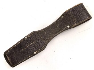 Schokoladenbrauner Koppelschuh für ein Extraseitengewehr KS98 der Luftwaffe. Ungereinigtes Stück