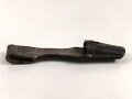 Schokoladenbrauner Koppelschuh für ein Extraseitengewehr KS98 der Luftwaffe. Ungereinigtes Stück