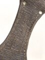 Schokoladenbrauner Koppelschuh für ein Extraseitengewehr KS98 der Luftwaffe. Ungereinigtes Stück