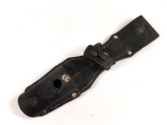 Koppelschuh für ein Seitengewehr M94/98 zum k98 der Wehrmacht. Vermutlich in der Zeit instandgesetztes Stück
