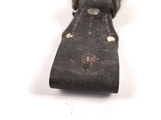 Koppelschuh für ein Seitengewehr M94/98 zum k98 der Wehrmacht. Vermutlich in der Zeit instandgesetztes Stück