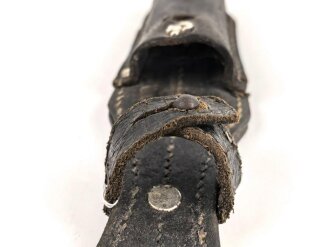 Koppelschuh für ein Seitengewehr M94/98 zum k98 der Wehrmacht. Vermutlich in der Zeit instandgesetztes Stück