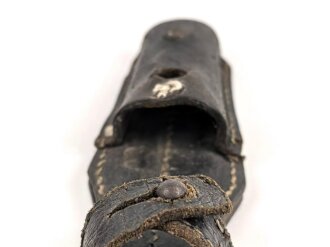Koppelschuh für ein Seitengewehr M94/98 zum k98 der Wehrmacht. Vermutlich in der Zeit instandgesetztes Stück
