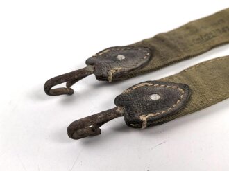 Trageriemen für einen Brotbeutel des Heeres. Ungereinigtes Stück, datiert 1941
