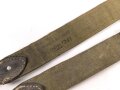Trageriemen für einen Brotbeutel des Heeres. Ungereinigtes Stück, datiert 1941