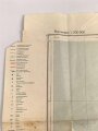 Deutsche Militärkarte "Lofoten" Norwegen, Sonderausgabe 1940, unvollständig