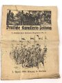 "Deutsche Kavallerie Zeitung" 1 Juni 1929, 2. Jahrgang Nr, 6, DIN A4, geknickt 