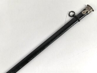 Polizei III.Reich, Scheide für einen Führerdegen. Originallack, ungereinigt, Gesamtlänge 83,5cm
