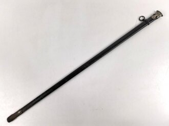 Polizei III.Reich, Scheide für einen Führerdegen. Originallack, ungereinigt, Gesamtlänge 83,5cm
