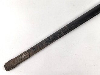 Polizei III.Reich, Scheide für einen Führerdegen. Originallack, ungereinigt, Gesamtlänge 83,5cm