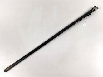 Polizei III.Reich, Scheide für einen Führerdegen. Originallack, ungereinigt, Gesamtlänge 83,5cm