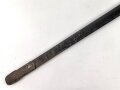 Polizei III.Reich, Scheide für einen Führerdegen. Originallack, ungereinigt, Gesamtlänge 83,5cm