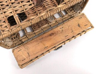 Geschoßkorb Wehrmacht, ungereinigtes Stück, Maße 36 x 37 x 10cm