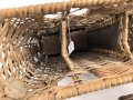 Geschoßkorb Wehrmacht, ungereinigtes Stück, Maße 36 x 37 x 10cm