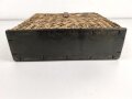 Geschoßkorb Wehrmacht, ungereinigtes Stück, Maße 36 x 37 x 10cm