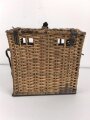 Geschoßkorb Wehrmacht, ungereinigtes Stück, datiert 1938, Maße 36 x 37 x 10cm