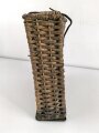 Geschoßkorb Wehrmacht, ungereinigtes Stück, datiert 1938, Maße 36 x 37 x 10cm