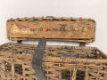 Geschoßkorb Wehrmacht, ungereinigtes Stück, datiert 1938, Maße 36 x 37 x 10cm