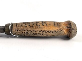 Finnland Titowka 1941 / 42, " Finnmesser" des Soldaten " Bauer"