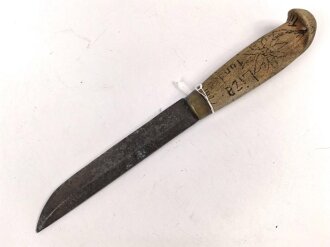 Finnland Titowka 1941 / 42, " Finnmesser" des Soldaten " Bauer"