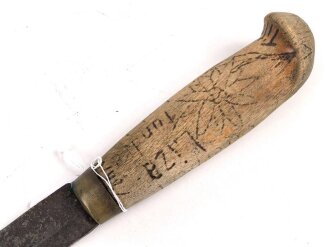 Finnland Titowka 1941 / 42, " Finnmesser" des Soldaten " Bauer"
