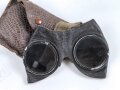 Faltbrille Schutzbrille Wehrmacht mit Ultrasingläsern Guter Zustand, in Hülle