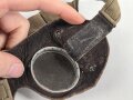 Faltbrille Schutzbrille Wehrmacht mit Ultrasingläsern Guter Zustand, in Hülle
