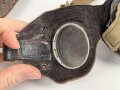 Faltbrille Schutzbrille Wehrmacht mit Ultrasingläsern Guter Zustand, in Hülle
