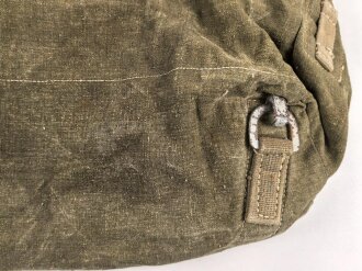 Rucksack Wehrmacht in Tropenausführung, getragenes Stück, ungereinigt