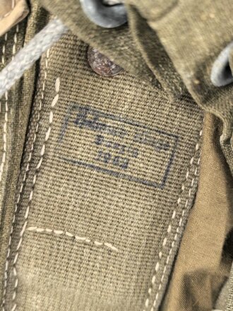 Rucksack Wehrmacht in Tropenausführung, getragenes Stück, ungereinigt