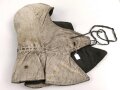 Winterkopfhaube Wehrmacht Heer, Mausgrau auf weiß wendbar. getragenes Stück, ungereinigt