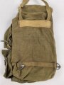 Pionier Rucksack für 3kg Ladungen und das Kochgeschirr. Seltene Variante mit angenähten Trageriemen