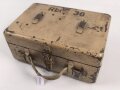 Transportkasten zum Rundblickfernrohr 36 der Wehrmacht. Originallack, ungereinigtes Stück