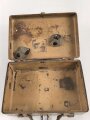 Transportkasten zum Rundblickfernrohr 36 der Wehrmacht. Originallack, ungereinigtes Stück