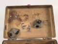 Transportkasten zum Rundblickfernrohr 36 der Wehrmacht. Originallack, ungereinigtes Stück