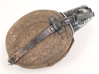 Feldflasche Wehrmacht, Ausführung 1 Liter, ESB40. Ungereinigtes Stück