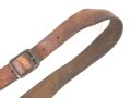 Einzelner Trageriemen für eine Lafette MG34 / 42. Von der norwegichen Armee nach Ende des 2. Weltkrieg gefertigt. Gebraucht, ungereinigt