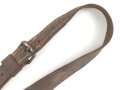 Einzelner Trageriemen für eine Lafette MG34 / 42. Von der norwegichen Armee nach Ende des 2. Weltkrieg gefertigt. Gebraucht, ungereinigt