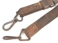 Einzelner Trageriemen für eine Lafette MG34 / 42. Von der norwegichen Armee nach Ende des 2. Weltkrieg gefertigt. Gebraucht, ungereinigt