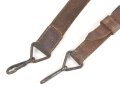 Einzelner Trageriemen für eine Lafette MG34 / 42. Von der norwegichen Armee nach Ende des 2. Weltkrieg gefertigt. Gebraucht, ungereinigt